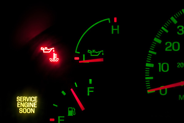 What Should You Do When the Low Oil Warning Light Turns Red or Yellow?