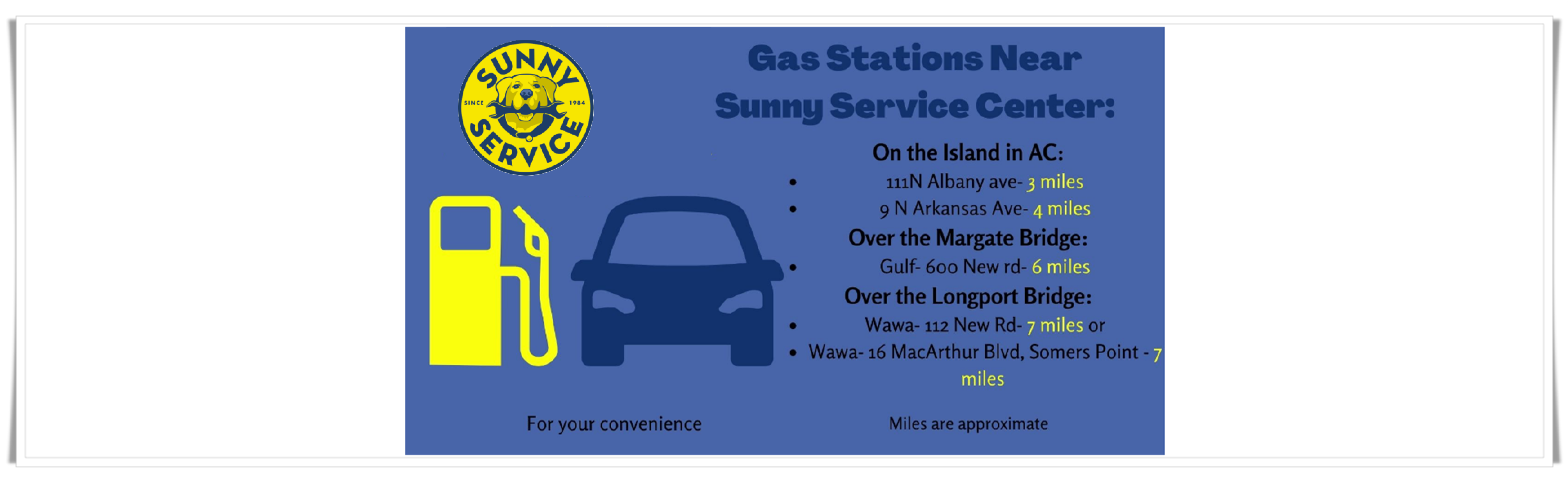 Margate City Auto Repair Sunny Sunoco